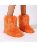 Plush Fur Boots