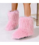 Plush Fur Boots