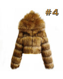 Fashion Fur Cropped Coat