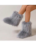 Plush Fur Boots