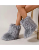 Plush Fur Boots