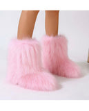 Plush Fur Boots