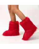 Plush Fur Boots