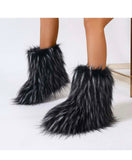 Plush Fur Boots