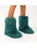 Plush Fur Boots