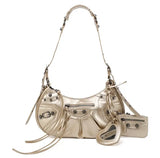 Luxury Heart Biker Purse