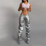 Fashionable Pleated Waist Pants